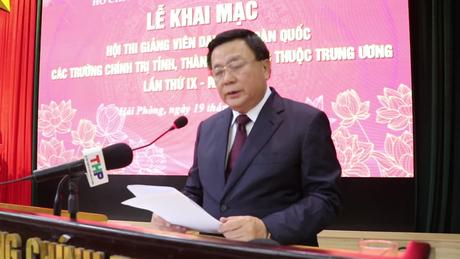 Hội thi giảng viên chính trị giỏi toàn quốc lần thứ IX