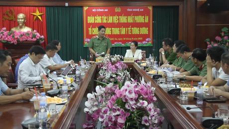 Thống nhất phương án xây dựng trung tâm y tế Tương Dương
