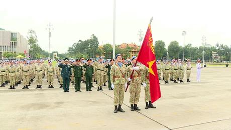 Lưc lượng GGHB báo công dâng Bác