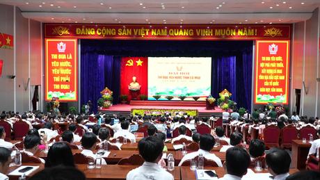 Phó Chủ tịch nước dự Đại hội Thi đua yêu nước tỉnh Cà Mau