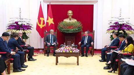 Tổng Bí thư Tô Lâm tiếp Giám đốc Tập đoàn A.P.Moller – Maersk