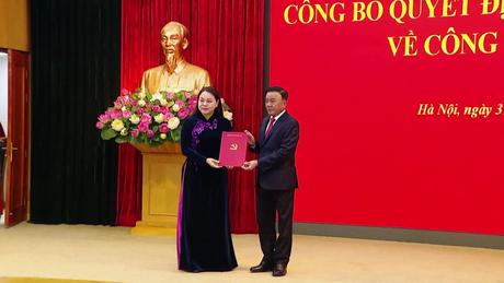 Bổ nhiệm Phó Chánh Văn phòngThường trực Văn phòng Trung ương Đảng