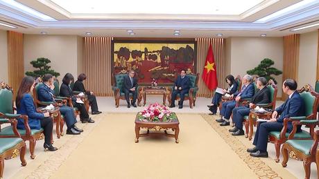 Thủ tướng Phạm Minh Chính tiếp Đại sứ Philippines chào từ biệt