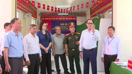 KIỂM TRA CÔNG TÁC CHUẨN BỊ BẦU CỬ TẠI CẦN THƠ