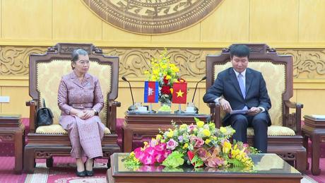 Đoàn đại biểu cấp cao Campuchia thăm và làm việc tại tỉnh Ninh Bình