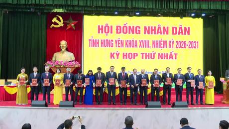 Kiện toàn bộ máy chính quyền tỉnh Hưng Yên nhiệm kỳ mới